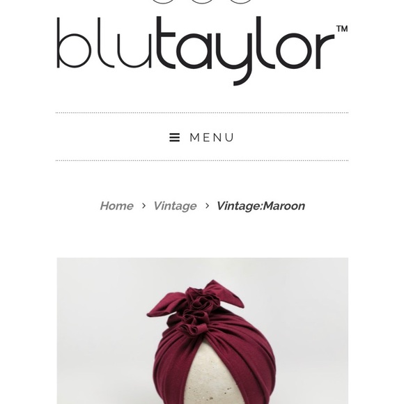 Blu Taylor turban 0-6 months 💜 - Picture 3 of 8